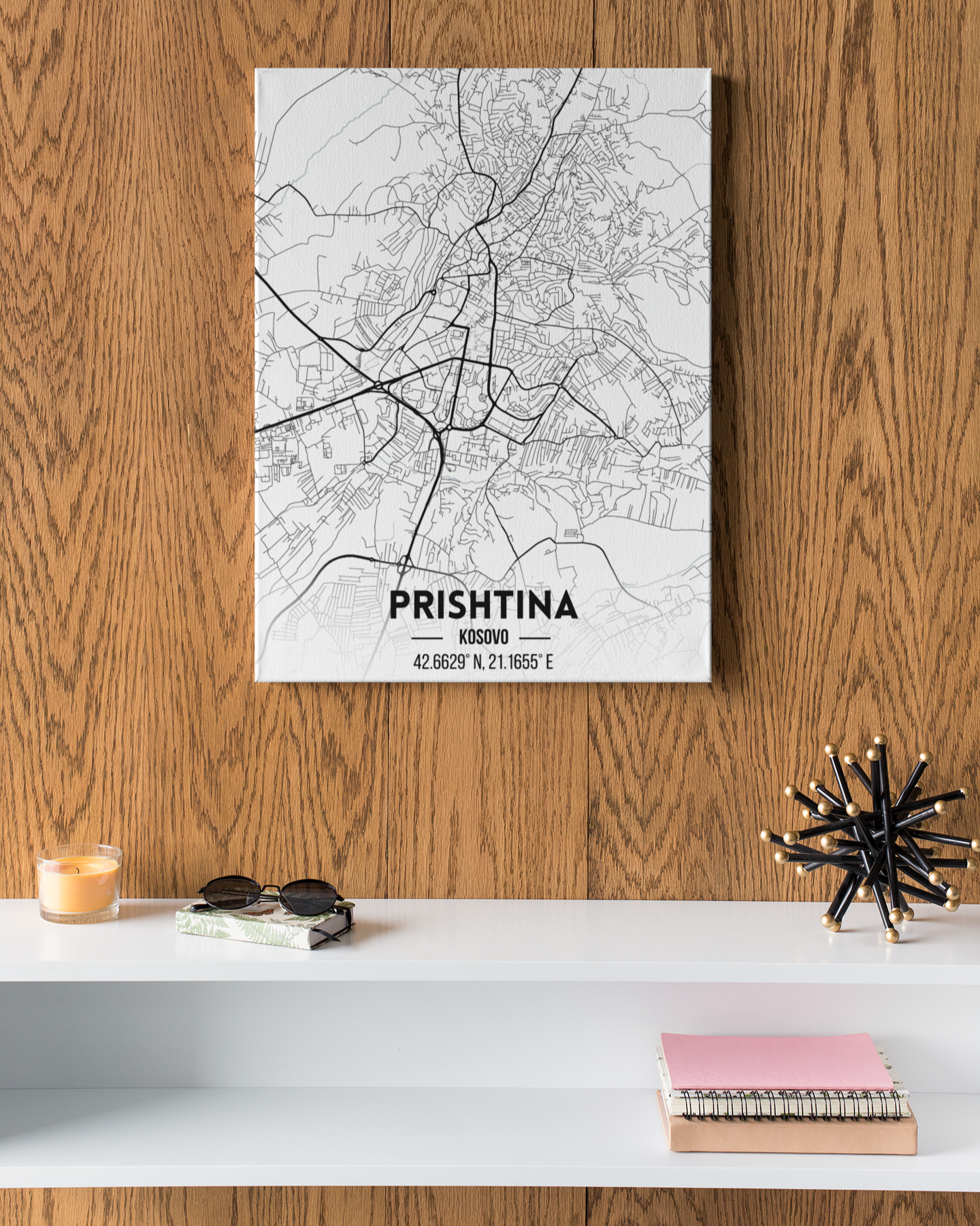 PRISHTINA STADTKARTE