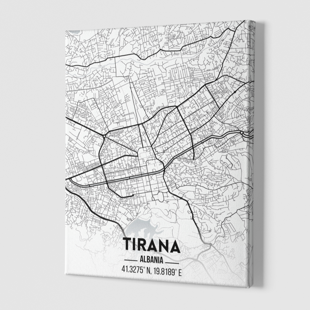 TIRANA STADTKARTE
